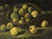 Vincent Van Gogh Still life with Basket of Apples (nn04) Norge oil painting reproduction